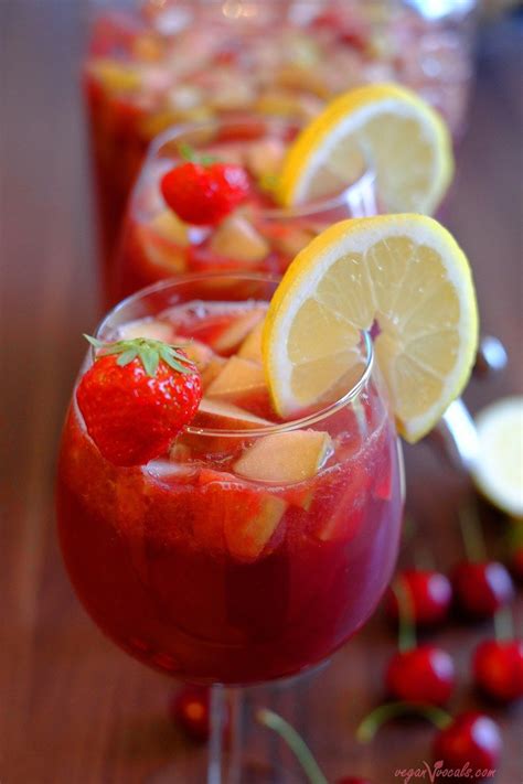 Red Wine Sangria Without Added Sugar - veganvvocals.com | Receta | Sangria vino tinto, Sangria ...