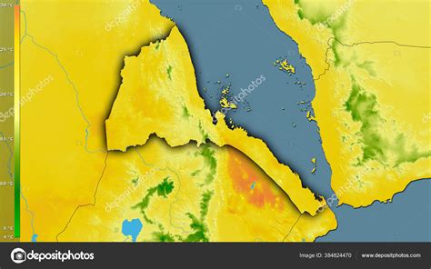 Mean Temperature Coldest Quarter Eritrea Area Stereographic Projection ...