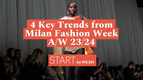 4 Key Trends from Milan Fashion Week A/W 23/24