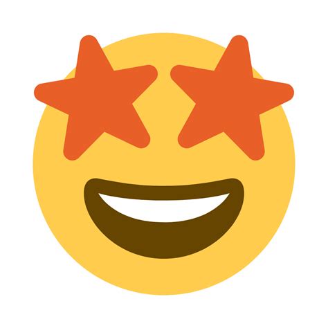 Star Eyes Emoji PNG Pic | PNG Mart