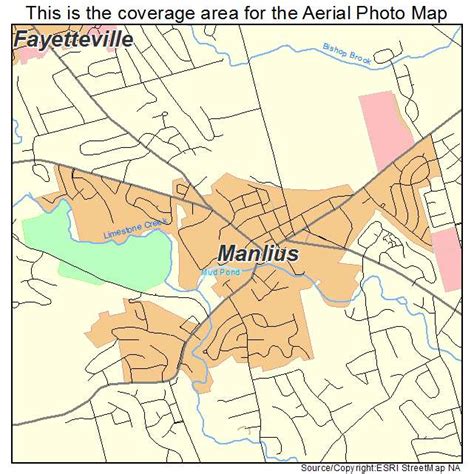 Aerial Photography Map of Manlius, NY New York