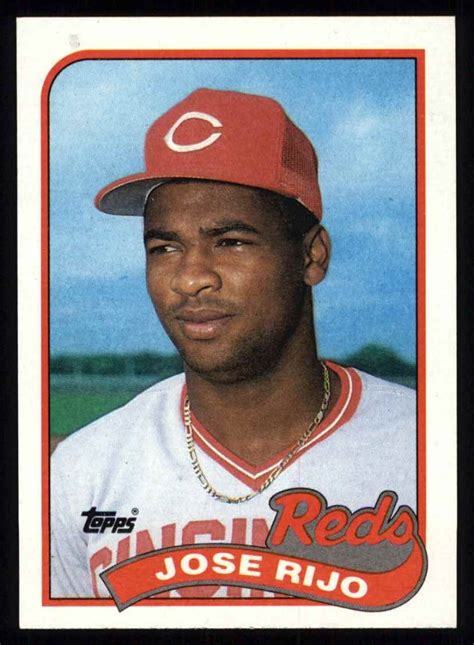 1989 Topps #135 Jose Rijo