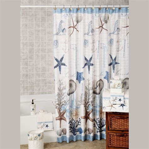 Antigua Starfish Coastal Shower Curtain