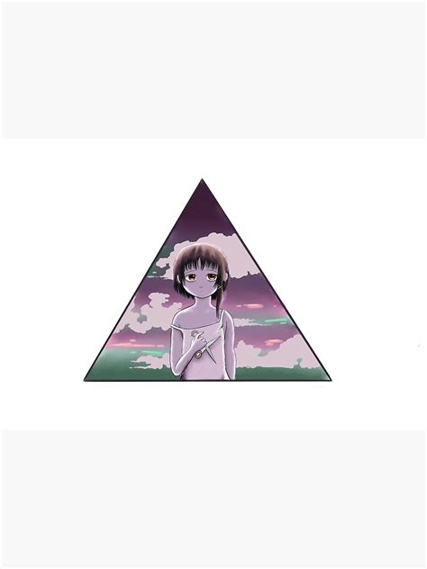 "Serial experiments lain fan art " Poster for Sale by Kimxari | Redbubble