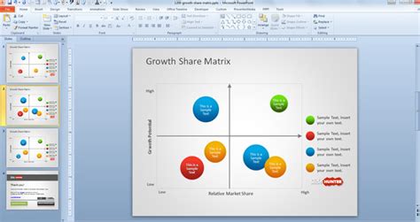 Free Growth Share Matrix Template for PowerPoint - Free PowerPoint Templates - SlideHunter.com