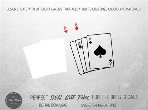 Playing Card SVG Playing Card SVG Bundle Poker Svg Casino - Etsy