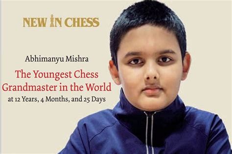 Abhimanyu Mishra: The youngest chess grandmaster in the world : r/ChessBooks