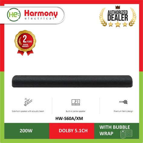 (OFFER ) SAMSUNG Soundbar HW-S60A Lifestyle Soundbar HW-S60A/XM ( 1 YEAR WARRANTY) | Shopee Malaysia