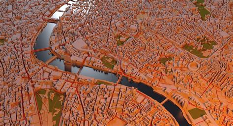 London 3D Map 3D model | CGTrader