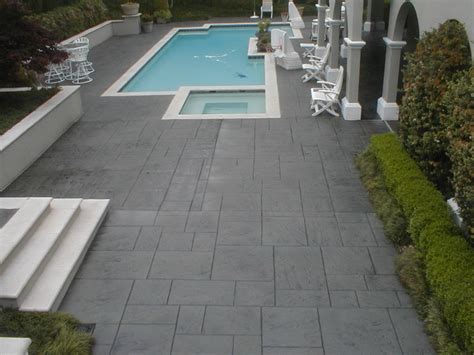 Stamped Concrete Pool Deck Sealer ... | Concrete pool, Pool deck, Pool