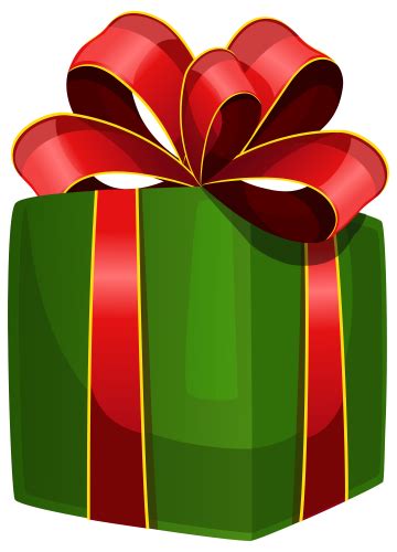 Green Gift Box PNG Clipart The Best PNG Clipart | Christmas present ...