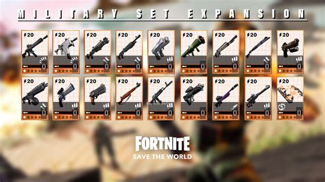 Fortnite Save The World Military Set Expansion Concept! The amount of ...