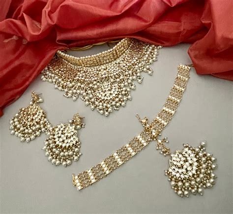 Alia Bhatt Inspired/bridal Jewelry Set/kundan Choker Necklace Set ...