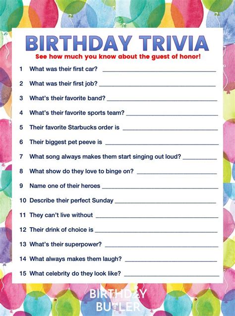 Add Oomph! to Your Next Party with Birthday Trivia | 50th birthday ...