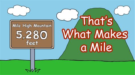 "That's What Makes a Mile" (5,280 Feet) Song - YouTube