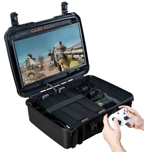 Xbox One X/S Portable Gaming Station with Built-in Monitor