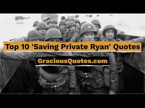 Top 59 Most Inspiring ‘Saving Private Ryan’ Quotes (MOVIE)