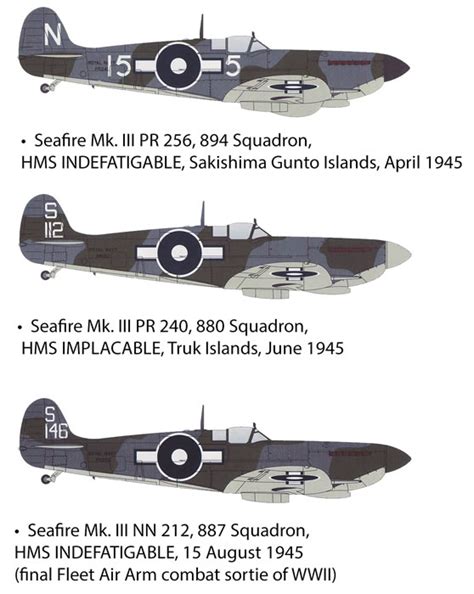 Special Hobby Kit No. SH48052 - Supermarine Seafire Mk III "Last Fights ...