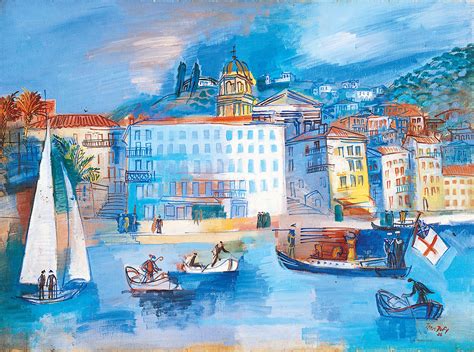 Welcome Hotel in Villefranche-sur-Mer, 1926 - Jean Dufy