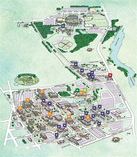 Campus Map - Points of Interest | University of Eastern Michigan ...