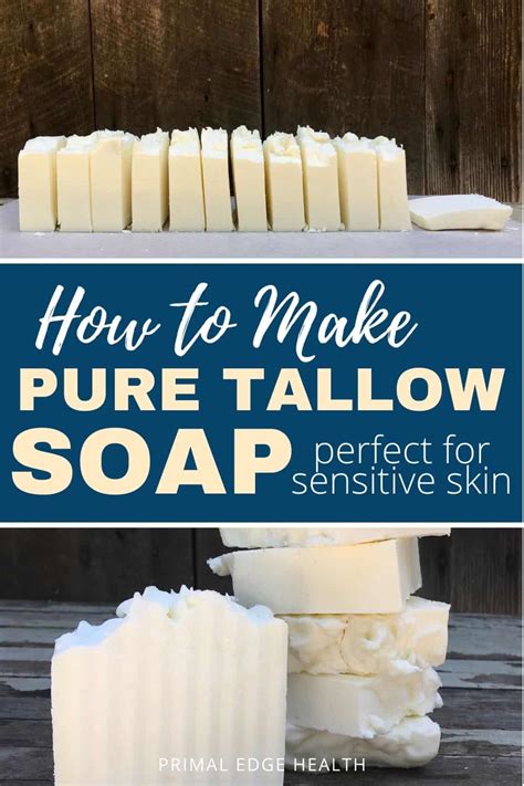 Pure Tallow Soap Recipe