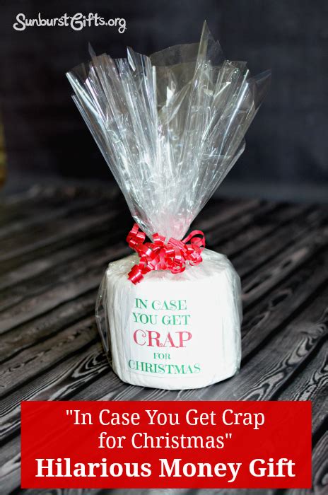 In Case You Get Crap for Christmas | Money Gift - Thoughtful Gifts ...