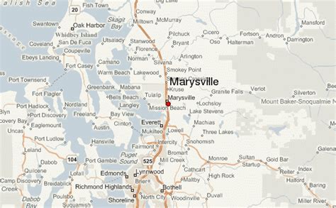 Marysville Washington Map