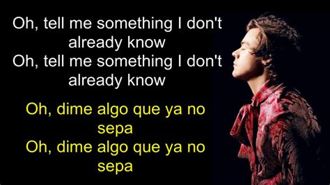 Harry Styles - Ever Since New York (Lyrics) English - Spanish - YouTube