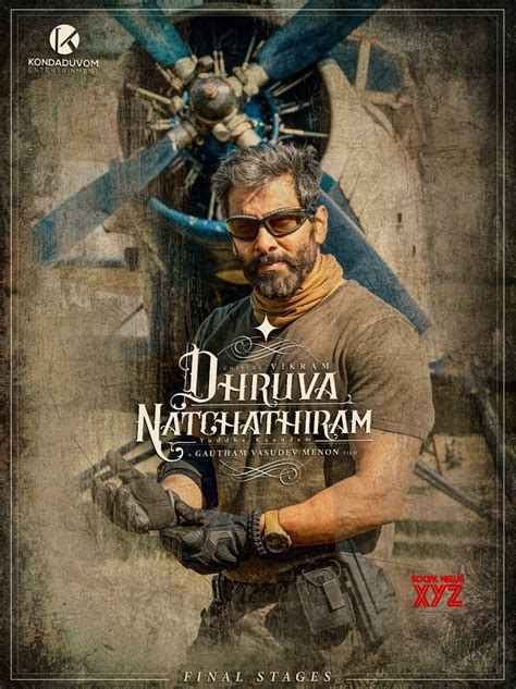 Vikram's Dhruva Natchathiram Movie New Poster - Social News XYZ