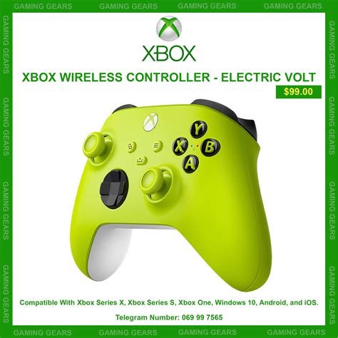 XBOX WIRELESS CONTROLLER - ELECTRIC VOLT - Gaming Gears - Best Gaming Gears Shop in Town.