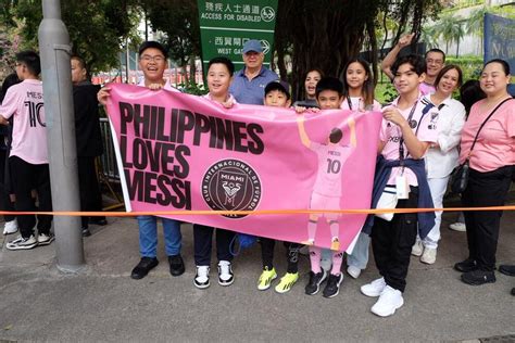 Excited citizens flock to Hong Kong Stadium to see Messi play | The ...