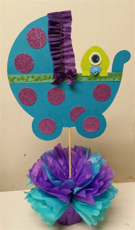 BABY SHOWER THEME CENTERPIECES | Monsters inc baby shower, Monster baby ...