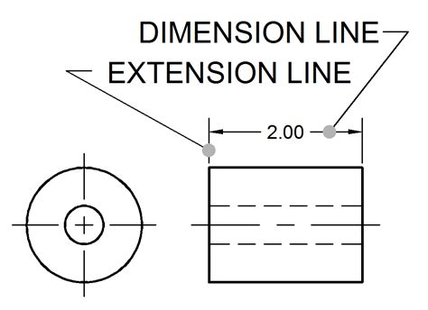 Dimension and Extension Lines – ToolNotes