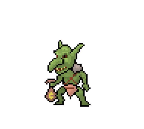 [Newbie] [CC]Goblin : PixelArt | Pixel art characters, Pixel art, Foil art