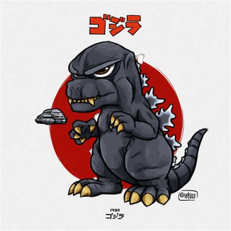 Chibi Godzilla (1984) by YahzeeSkellington on DeviantArt