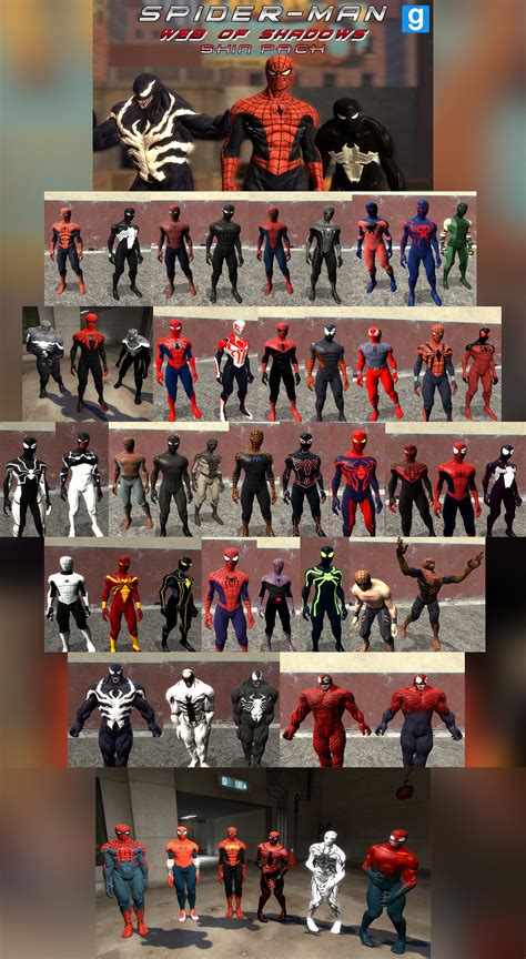 Spiderman Web of Shadows Skin Pack [GMOD DL] by ErichGrooms3 on DeviantArt