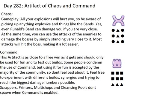 Posting random facts about everything in RoR2 Day 282: Artifacts of Command and Chaos : r/riskofrain