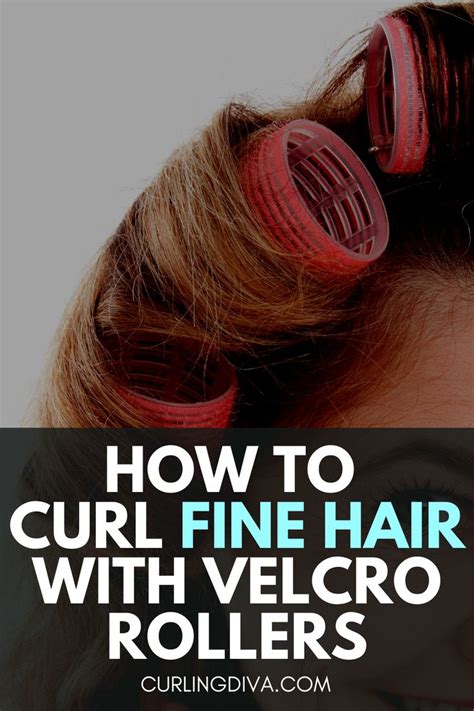 How To Curl Fine Hair Using Velcro Rollers | Curling fine hair, Fine hair, Velcro rollers