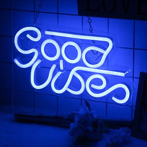 Good Vibes Neon Sign Custom Neon Signs Good Vibes Only LED - Etsy