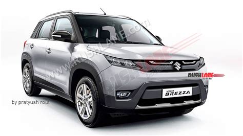 2022 Maruti Brezza SUV Detailed In 7 New Colours - Render