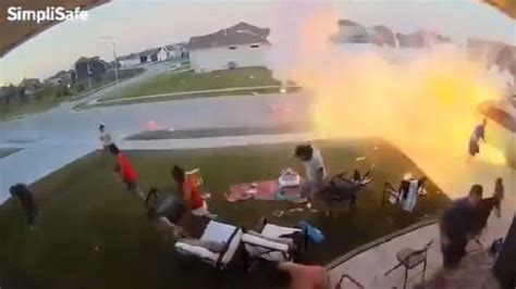 Fourth of July fireworks explosion caught on video as adults, kids run for cover | Fox News