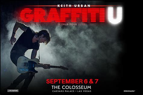 Presale Alert -- Keith Urban “GRAFFITI U WORLD TOUR” in Las Vegas