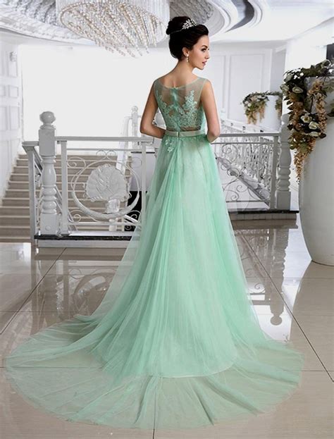 Seafoam Green Wedding Dress