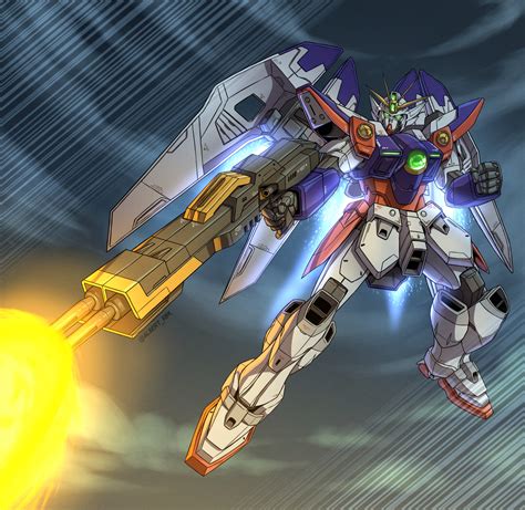 XXXG-00W0 Wing Gundam Zero - Mobile Suit Gundam Wing - Image by Albert ...