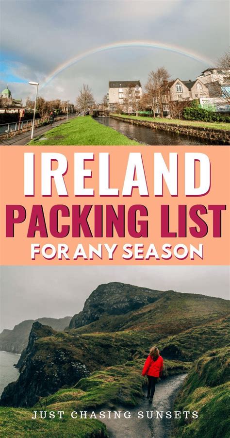 The Only Ireland Packing List You Need for Any Season | Ireland packing list, Ireland travel ...