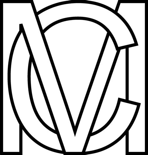 Logo sign mc cm icon sign interlaced letters m c 28135999 Vector Art at Vecteezy