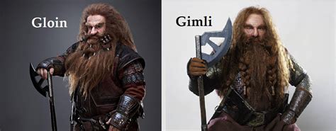 Gloin and Gimli, father and son | The Hobbit | Lord of the Rings | Lord of the rings, The hobbit ...