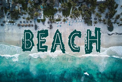 Beach Font | rony-studio | FontSpace