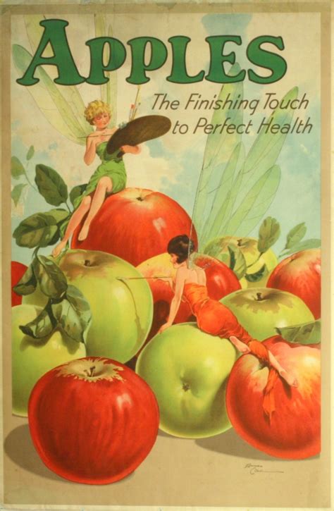 Original Vintage Posters -> Advertising Posters -> Apples for Health - AntikBar