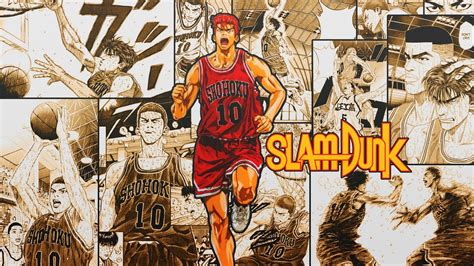 Download Hanamichi Sakuragi Anime Slam Dunk HD Wallpaper by DinocoZero